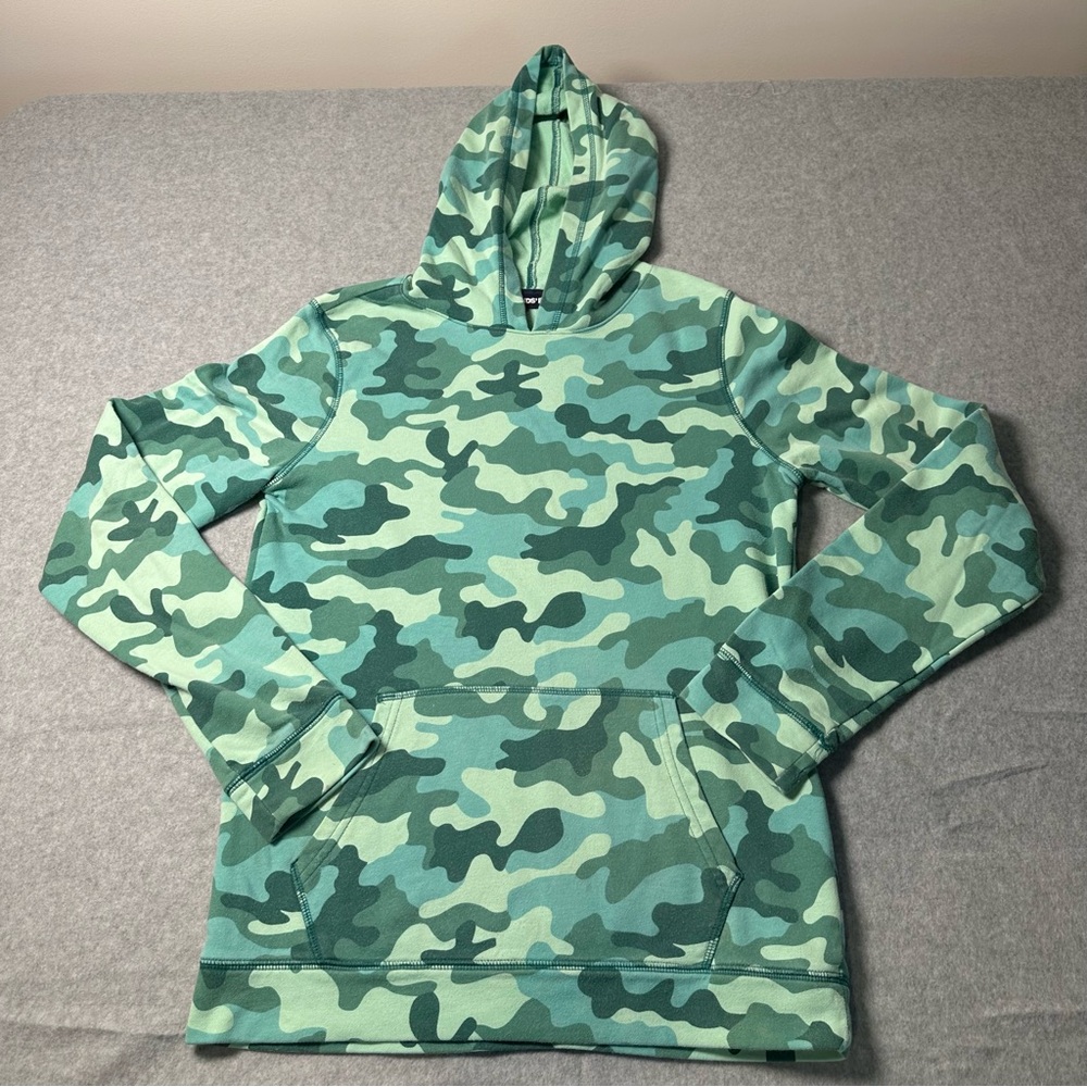 Lands' End Teal and Mint Hoodie - Picture 2 of 4